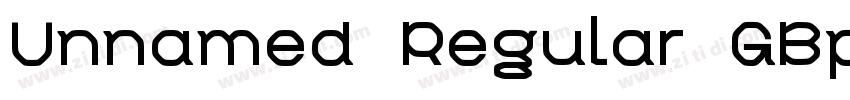 Unnamed Regular GBpc字体转换